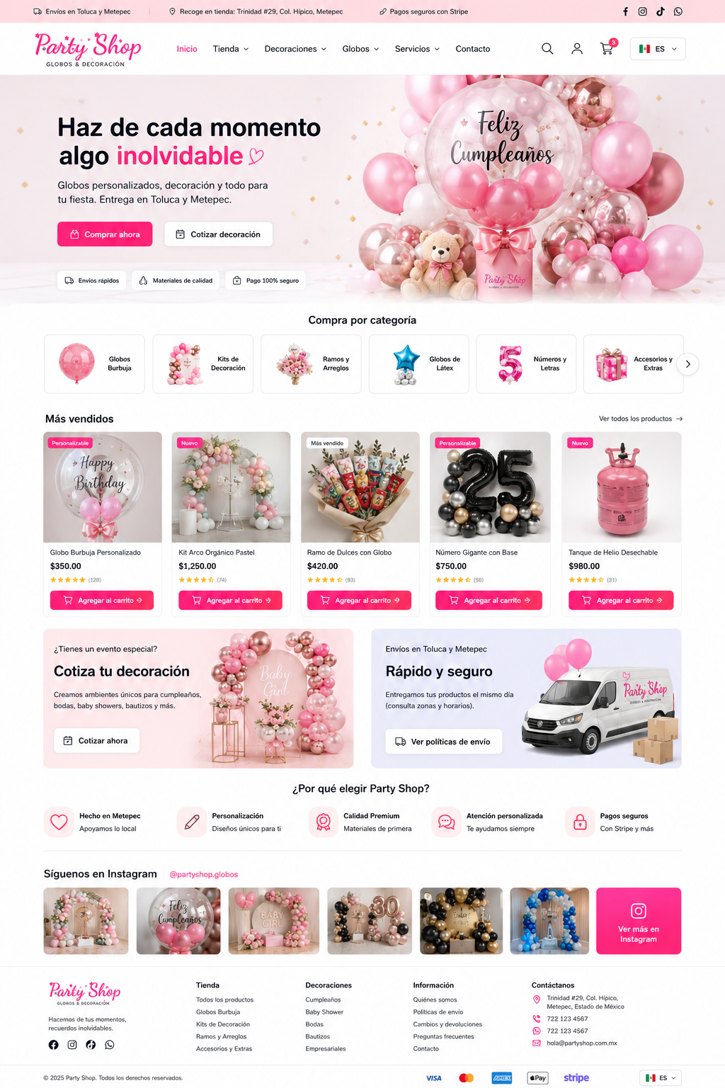 Ecommerce · proyecto real de En Punto Web